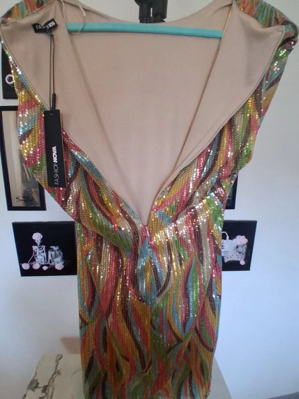Hailey Sequin Mini Dress - Picture 2 of 5